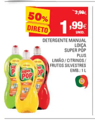 Detergente Manual Loiça Super Pop 1L