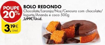 Pingo Doce Bolo Redondo 500g promoção