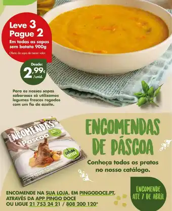 Pingo Doce Encomendas de Pãscoa promoção