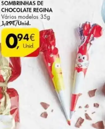 Pingo Doce Sombrinhas de Chocolate Regina 35g promoção