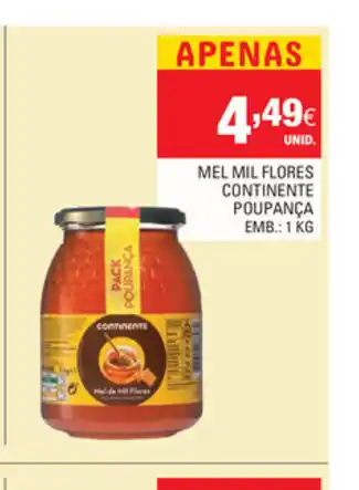 Continente Mel win Flores Continente Poupan 1kg promoção