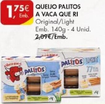 Pingo Doce Queijo Palitos A Vaca Que Ri 140g promoção