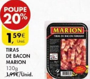 Pingo Doce Tiras de Bacon Marion 130g promoção