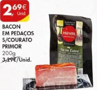 Pingo Doce Bacon em Pedaços S/Courato Primor 200g promoção