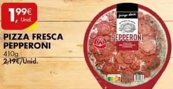 Pingo Doce Pizza Fresca Pepperoni 410g promoção