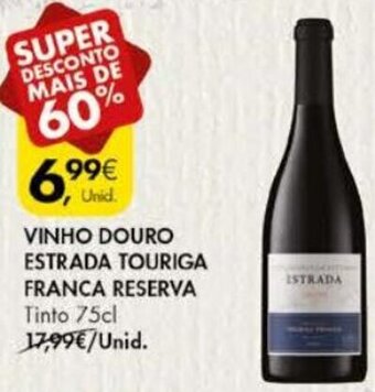 Pingo Doce Vinho Douro Estrada Touriga Franca Reserva 75cl promoção