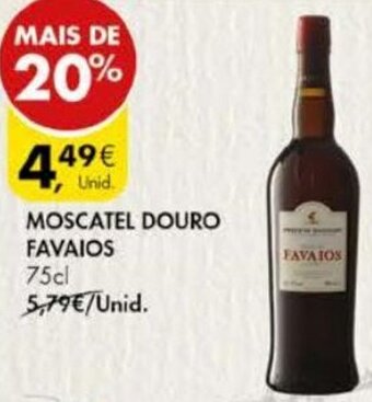 Pingo Doce Moscatel Douro Favaios 75cl promoção