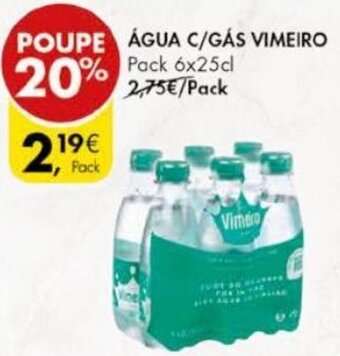 Água C/ Gás Vimeiro Pack 6x25cl