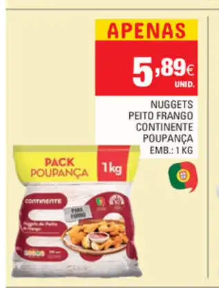 Nuggets Peito Frango Continente Puopança 1kg