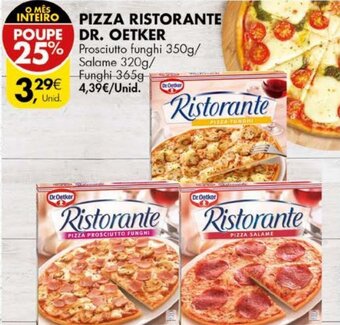 Pingo Doce Pizza Ristorante Dr. Oetker promoção