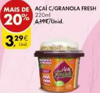 Pingo Doce Açaí C/ Granola Fresh 220ml promoção