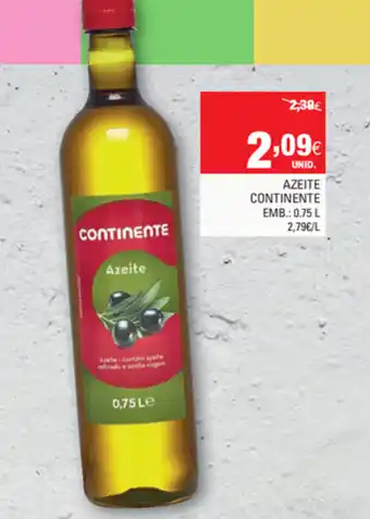 Continente Azeite Continente 0,75cl promoção