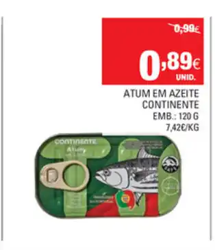Atum em Azeite Continente 120g