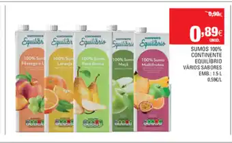 Sumos 100% Continente Equilíbrio 1.5L