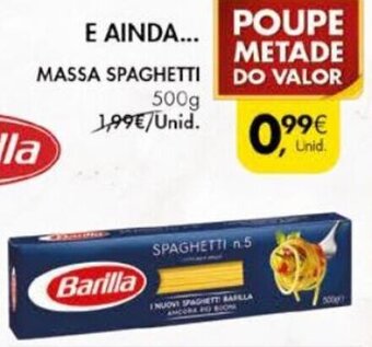 Pingo Doce Massa Spaghetti 500g promoção