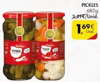 Pingo Doce Pickles 680g promoção