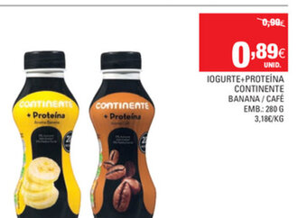 Continente Iogurte + Proteína Continente 280g promoção