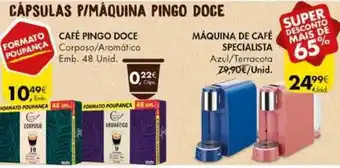 Pingo Doce Cápsulas P/ Máquina Pingo Doce Café Pingo Doce 48 Unid promoção