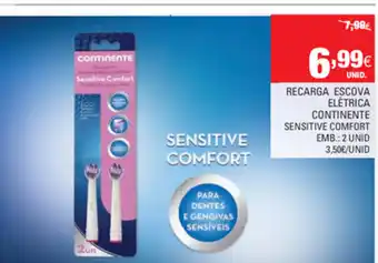 Continente Recarga Escova Elétrica Continente 2 Unid promoção
