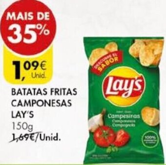 Pingo Doce Batatas Fritas Camponesas Lay's 150g promoção
