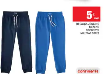 Continente Calça Jogging Menino Disponível Noutras Cores promoção