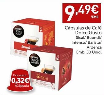 Amanhecer Cápsulas de café dolce gusto promoção