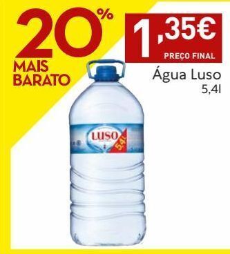 Amanhecer Água luso promoção