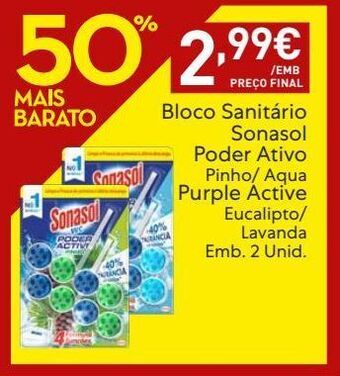 Amanhecer Pastilhas para wc sonasol promoção