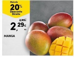 Continente Bom dia Manga promoção