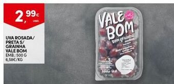 Continente Bom dia Uvas promoção