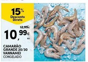 Continente Bom dia Camarão congelado promoção