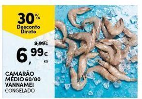 Continente Bom dia Camarão congelado promoção