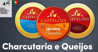 Continente Bom dia Queijos castelões promoção