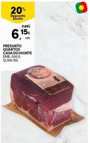 Continente Bom dia Presunto casa do monte promoção