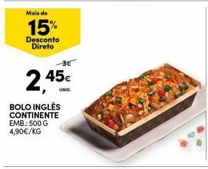 Continente Bom dia Bolo promoção