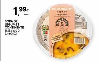 Sopa continente