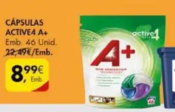 Pingo Doce Detergente Cápsulas A+ 46 unid promoção