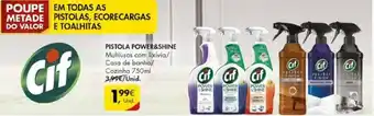 Pingo Doce Pistola Power & Shine CIF 750ml promoção