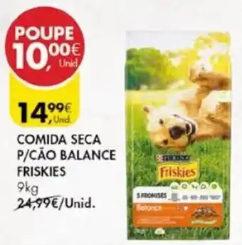 Pingo Doce Comida Seca p/Cão Balance Friskies 9kg promoção