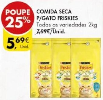 Pingo Doce Comida Seca p/Gato Friskies 2kg promoção