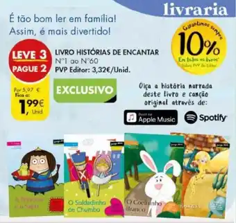 Pingo Doce Livro Histórias de Encantar N°1 ao N°60 promoção