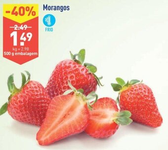 ALDI Morangos 500g promoção