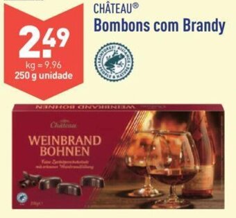 Château Bombons com Brandy 250g