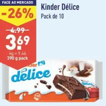 ALDI Kinder Délice 10 x 390g promoção