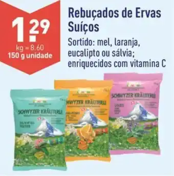 ALDI Rebuçados de Ervas Suíços 150g promoção
