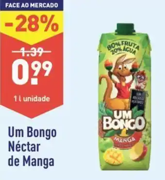 ALDI Um Bongo Néctar de Manga 1L promoção