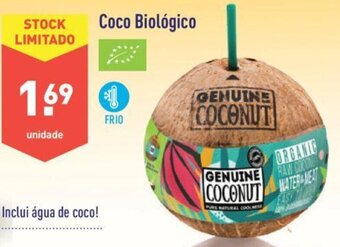 ALDI Coco Biológico promoção