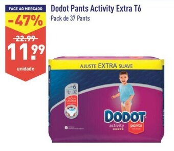 ALDI Dodot Pants Activity Extra T6 c/37 promoção