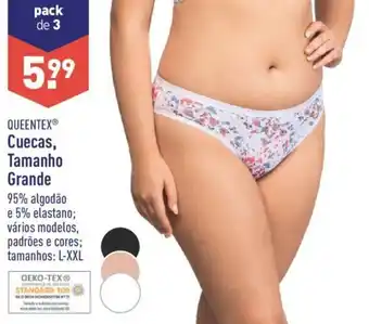 ALDI Queentex Cuescas, Tamanho Grande L - XXL promoção