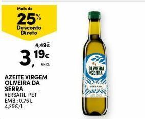 Continente Bom dia Azeite virgem oliveira da serra promoção